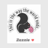 ゾンビ・リス、これが世界の終わりだ シール (シート)