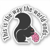 ゾンビ・リス、これが世界の終わりだ シール (正面)