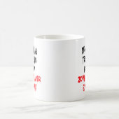 ゾンビ・レイヤー歯科技工士 コーヒーマグカップ (中央)