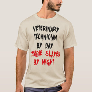 ゾンビ・レイヤー獣医技術者 Tシャツ