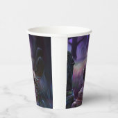 ゾンビ・レイヴン墓地 紙コップ (右)