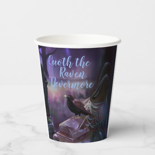 ゾンビ・レイヴン墓地 紙コップ (裏面)