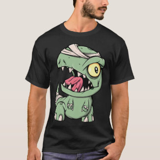 ゾンビ・レックス恐竜 男の子 ミイラ ハロウィン Tシャツ