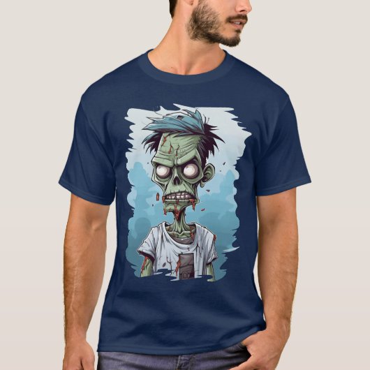 ゾンビ 不死身 ハロウィン ファミリー Tシャツ (正面)