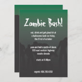 ゾンビ 招待状 (正面/裏面)