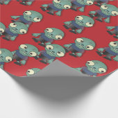 ゾンビ…来お前を捕まえろ！ ラッピングペーパー (角)