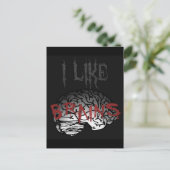 ゾンビ：私は脳が好き ポストカード (スタンド正面)