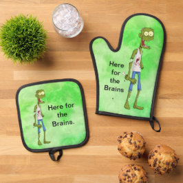 ゾンビ 鍋つかみ&鍋敷きセット