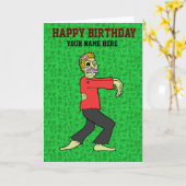 ゾンビ – 魔物の本 カード (黄色い花)