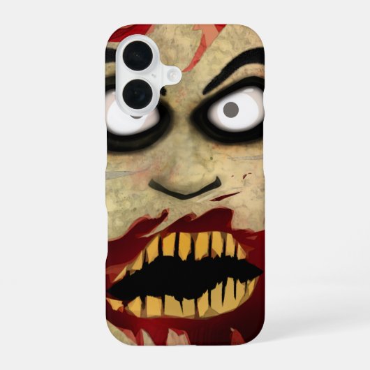 ゾンビ iPhone 16ケース (裏面)