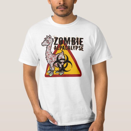 ゾンビAlpacalypse Tシャツ (正面)