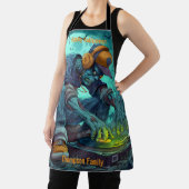 ゾンビDJレイヴハローウィンパーティビベス エプロン (インサイチュ)