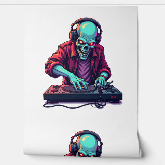 ゾンビDJ � ミュージックフェスティバル ハロウィンTシャツ 壁紙