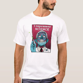 ゾンビFauci科学アンチマスク逮捕Fau博士 Tシャツ