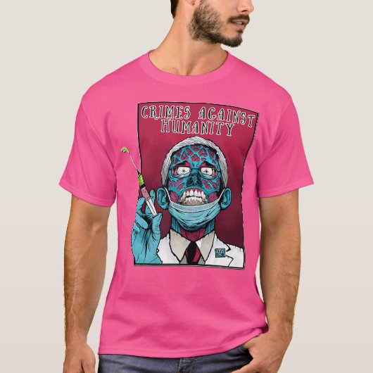 ゾンビFauci科学アンチ委任状逮捕Dr. Fauci Tシャツ (正面)
