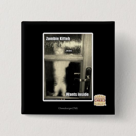 ゾンビKitteh 缶バッジ (正面)