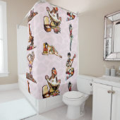 ゾンビPinは持ち上げます シャワーカーテン (インサイチュ)