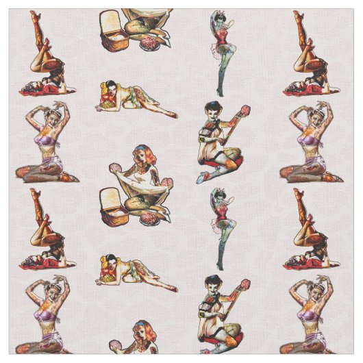 ゾンビPinは持ち上げます ファブリック (クローズアップ)