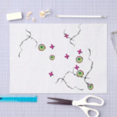 ゾンビXOXO繊細にゴーリッシュファンキーおもしろい 薄葉紙 (クラフト)