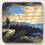 ゾーア南北戦争の天空の米国国旗 コースター (正面)