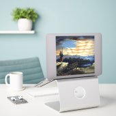 ゾーア南北戦争の天空の米国国旗 シール (デスク上のノートパソコン)