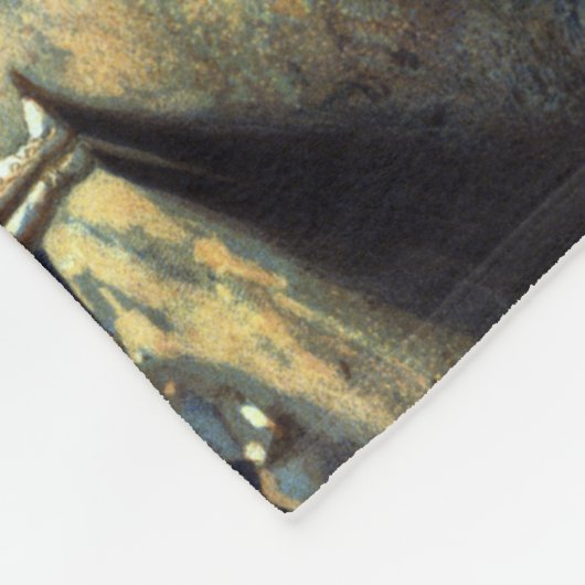 ゾーア南北戦争の天空の米国国旗 フリースブランケット (角)