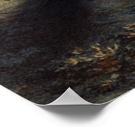 ゾーア南北戦争の天空の米国国旗 ポスター (角)