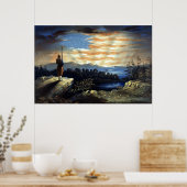 ゾーア南北戦争の天空の米国国旗 ポスター (キッチン)