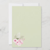 ゾーイからの招待 招待状 (裏面)