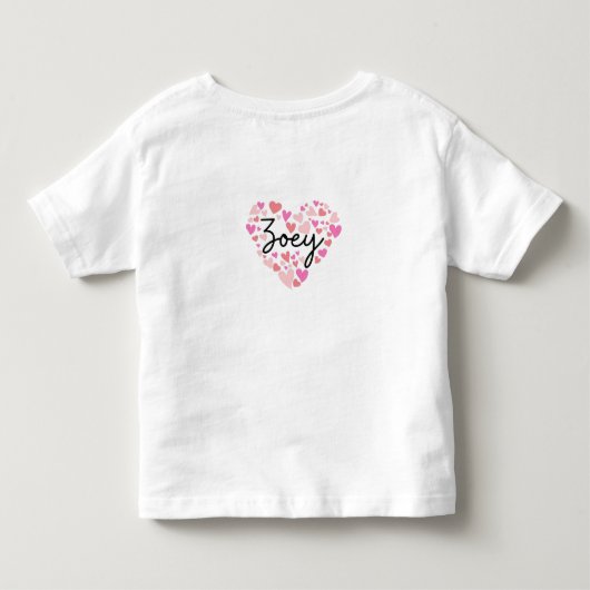 ゾーイが大好き トドラーTシャツ (裏面)