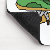 ゾーイのジャングルの衝突 – ピクセルヒーローvsジャイアントヘビ マウスパッド (コーナー)