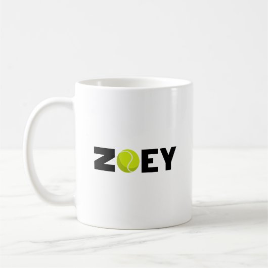 ゾーイテニス コーヒーマグカップ (左)