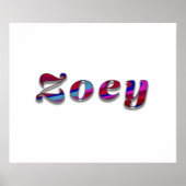 ゾーイファンキーー波デザイン ポスター (正面)