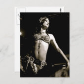 ゾーイ・ジェクスのベリーダンスポストカード ポストカード (正面/裏面)