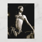 ゾーイ・ジェクスのベリーダンスポストカード ポストカード (正面)