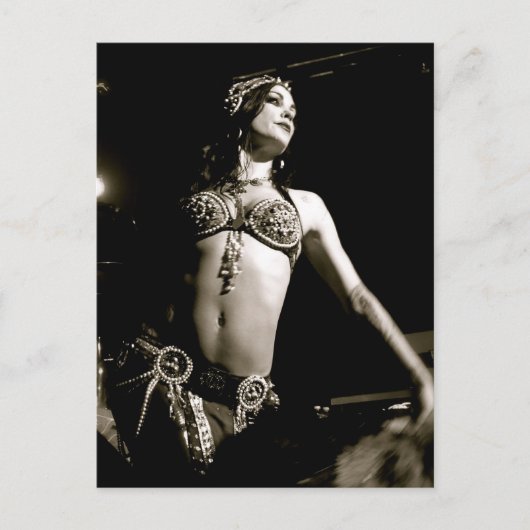 ゾーイ・ジェクスのベリーダンスポストカード ポストカード (正面)