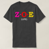 ゾーイ・ライフ Tシャツ (デザイン正面)