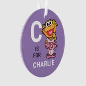 ゾーイ |名パーソナライズされた前(写真付き)オーナメント オーナメント (正面)
