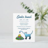 ゾーズイースターブランチ&エッグ狩り招待状 インビテーションポストカード (スタンド正面)