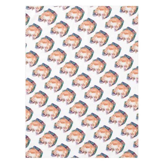 ゾーズウィンター昼寝 テーブルクロス (正面)