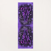 ゾーズヨガマット歩くアットパープルスターリーニッシュ ヨガマット (裏面)