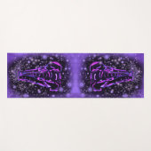 ゾーズヨガマット歩くアットパープルスターリーニッシュ ヨガマット (正面(横))