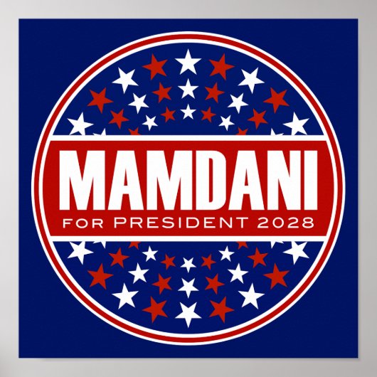 ゾーハン・マムダミ大統領2028 ポスター (正面)