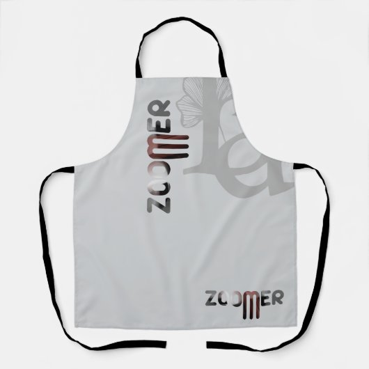 ゾーマエプロン抽象芸術トレンドデコール粉末 エプロン (正面)