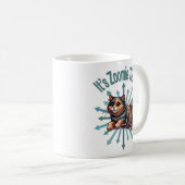 ゾーミー時の亀の子猫 コーヒーマグカップ (正面右)