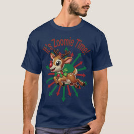 「ゾーミー・タイムだ！クリスマストナカイ Tシャツ