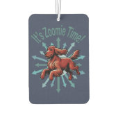 ゾーミー・タイム・アイリッシュ・セッター カーエアーフレッシュナー (裏面)