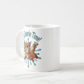 ゾーミー・タイム・オレンジタビー・キャット コーヒーマグカップ (正面左)