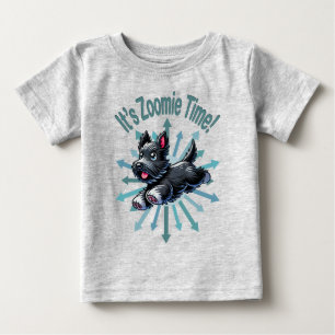 ゾーミー・タイム・スコティッシュ・テリア ベビーTシャツ