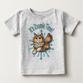ゾーミー・タイム・ノルウェー・フォレストキャット ベビーTシャツ